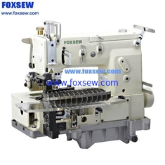 China 12-needle Flat-bed Double Chain Stitch Sewing Machine (tuck fabric seaming) FX1412PTV supplier
