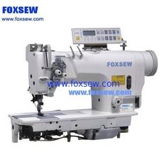 China Direct drive Double Needle Lockstitch Sewing Machine FX8420-D4 supplier
