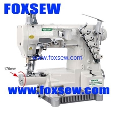 China Small Horizontal Cylinder Bed Three Needle Interlock Sewing Machine FX720-356 supplier