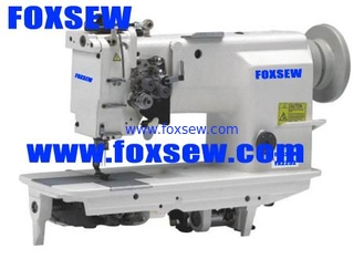 China High Speed Double Needle Feed Sewing Machine with Split Needle Bar FX2252 supplier