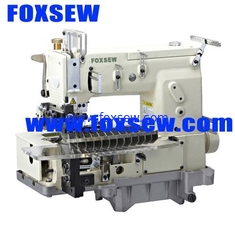 China 12-needle Flat-bed Double Chain Stitch Sewing Machine (tuck fabric seaming) FX1412PTV supplier