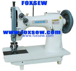 China Double Needle Top and Bottom Feed Lockstitch Moccasin Machine for Extra Heavy Duty FX1810 supplier