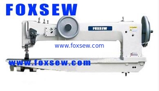 China Double Needle Long Arm Extra Heavy Duty Compound Feed Lockstitch Sewing Machine supplier
