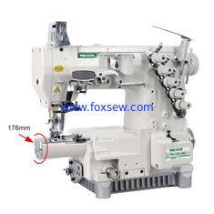 China Small Horizontal Cylinder Bed Three Needle Interlock Sewing Machine FX720-356 supplier