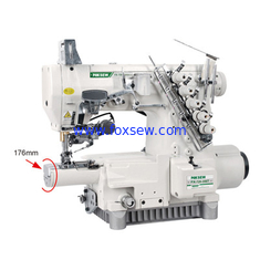 China Small cylinder bed three-needle interlock sewing machine(automatic thread trimming) FX720- supplier