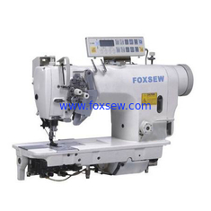 China Computer-controlled Direct Drive Split Needle Bar Double Needle Lockstitch Sewing Machine supplier