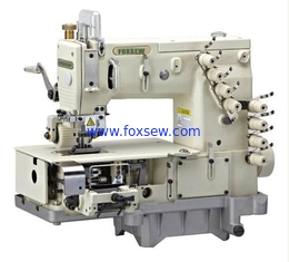 China 4 Needle Flat-bed Double Chain Stitch Sewing Machine with metering device FX1404PMD supplier