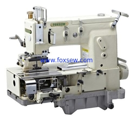 China 12-needle Flat-bed Double Chain Stitch Sewing Machine for simultaneous shirring FX1412PQ supplier