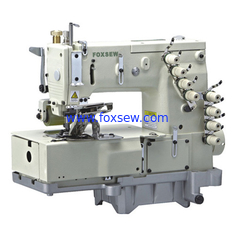 China 4-needle flat-bed double chain stitch sewing machine(for shirt fronting) FX1404PSF supplier