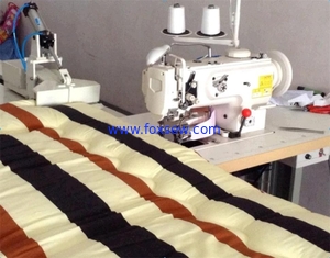China Bed Cover and Mattress Tape Binding and Cutting Machine FX-1508 supplier