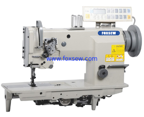 China Single Needle Compound Feed Heavy Duty Lockstitch Sewing Machine with Automatic Thread Trimmer supplier