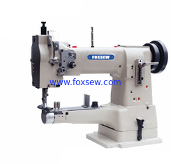 China Single Needle Cylinder Bed Walking Foot Unison Feed Heavy Duty Lockstitch Sewing Machine for Tape Binding supplier