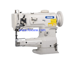 China Single Needle Cylinder Bed Unison Feed Lockstitch Sewing Machine with Vertical-Axis Hook supplier