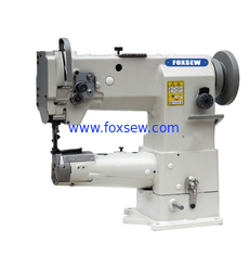 China Single Needle Compound Feed Cylinder Bed Heavy Duty Leather Sewing Machine supplier