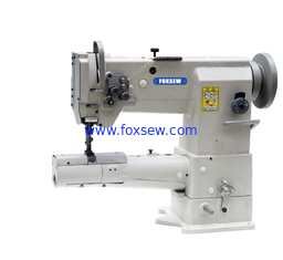 China Double Needle Compound Feed Cylinder Bed Heavy Duty Leather Sewing Machine supplier