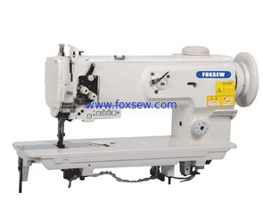 China Single Needle Compound Feed Walking Foot Heavy Duty Lockstitch Sewing Machine supplier