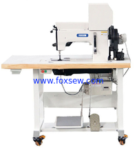 China Double Needle Heavy Duty Compound Feed Lockstitch Sewing Machine supplier