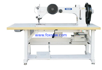 China Long Arm Extremely Heavy Duty Drop Feed Walking Foot Lockstitch Sewing Machine supplier