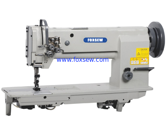 China Long Arm Compound Feed Heavy Duty Lockstitch Sewing Machine supplier