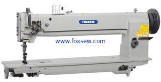China Long Arm Compound Feed Heavy Duty Lockstitch Sewing Machine supplier