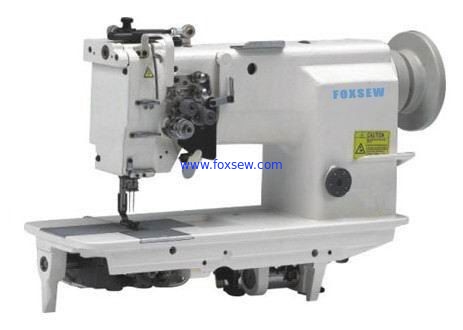 High Speed Double Needle Feed Sewing Machine with Split Needle Bar FX2252