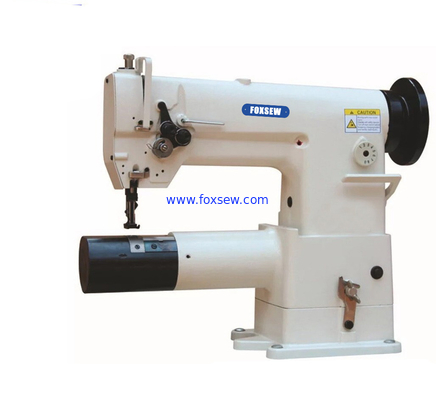 Single Needle Cylinder Arm Compound Feed Walking Foot Heavy Duty Bags Sewing Machine
