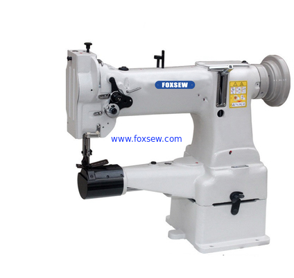 Single Needle Cylinder Arm Compound Feed Heavy Duty Lockstitch Sewing Machine