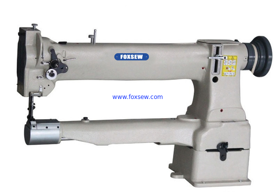 Long Arm Single Needle Cylinder Bed Compound Feed Walking Foot Heavy Duty Leather Sewing Machine