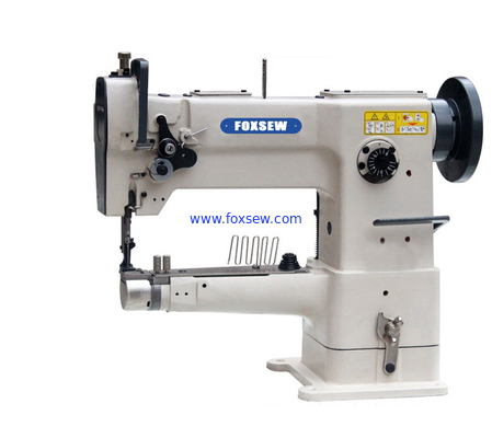 Single Needle Cylinder Arm Compound Feed Walking Foot Heavy Duty Leather Sewing Machine