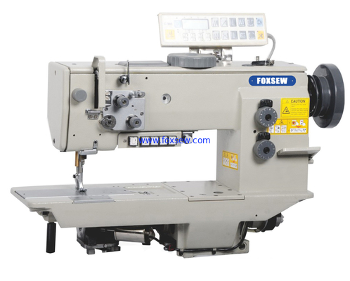 Single Needle Compound Feed Heavy Duty Sewing Machine with Automatic Thread Trimmer