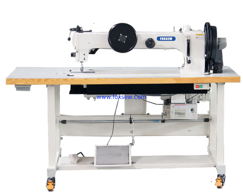 Long Arm Compound Feed Walking Foot Heavy Duty Lockstitch Sewing Machine