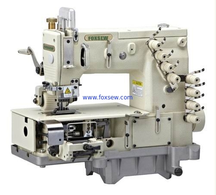 4 Needle Flat-bed Double Chain Stitch Sewing Machine with metering device FX1404PMD
